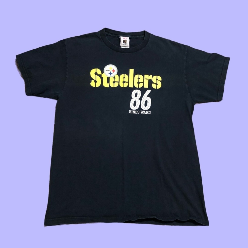 Y2K NFL Hines Ward Pittsburgh‎ Steelers tshirt